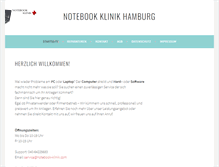 Tablet Screenshot of notebook-klinik.com